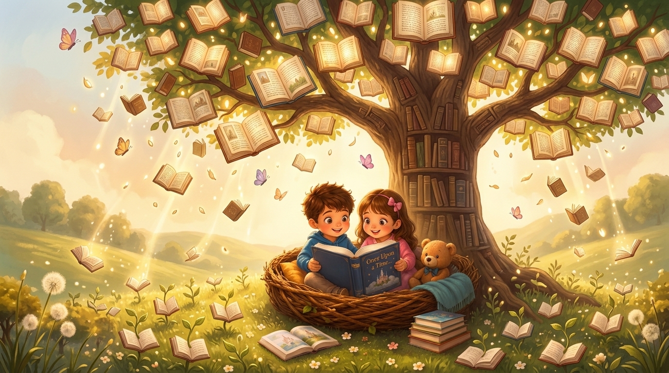 Children reading around the world